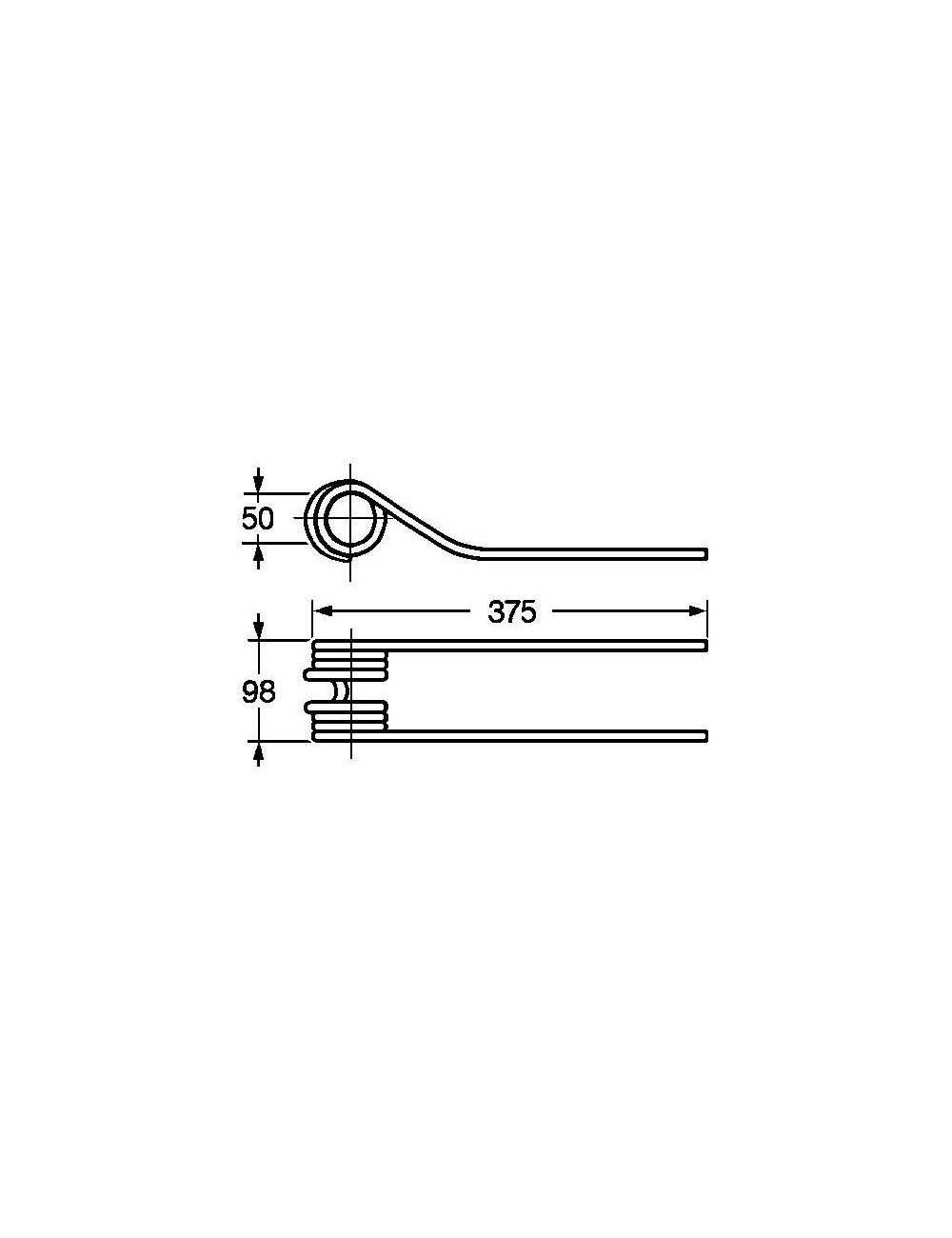 DENTE PER GIRELLO FAHR TIO 5 FILO 9