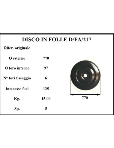 DISCO FOLLE D/FAHR 217