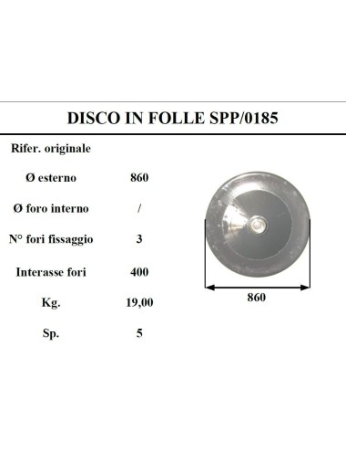 DISCO FOLLE SUPERTINO 185