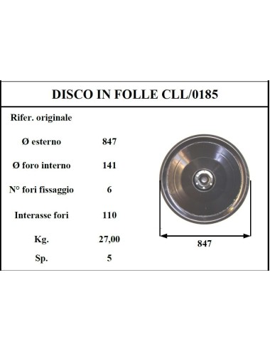 DISCO FOLLE CLAASS  185 D.847