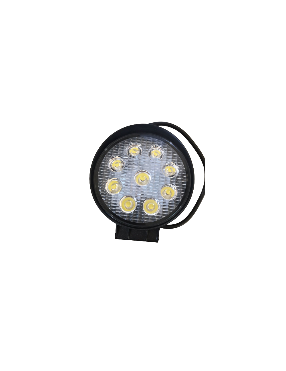 FARO LAVORO TONDO A 9 LED MOVIT