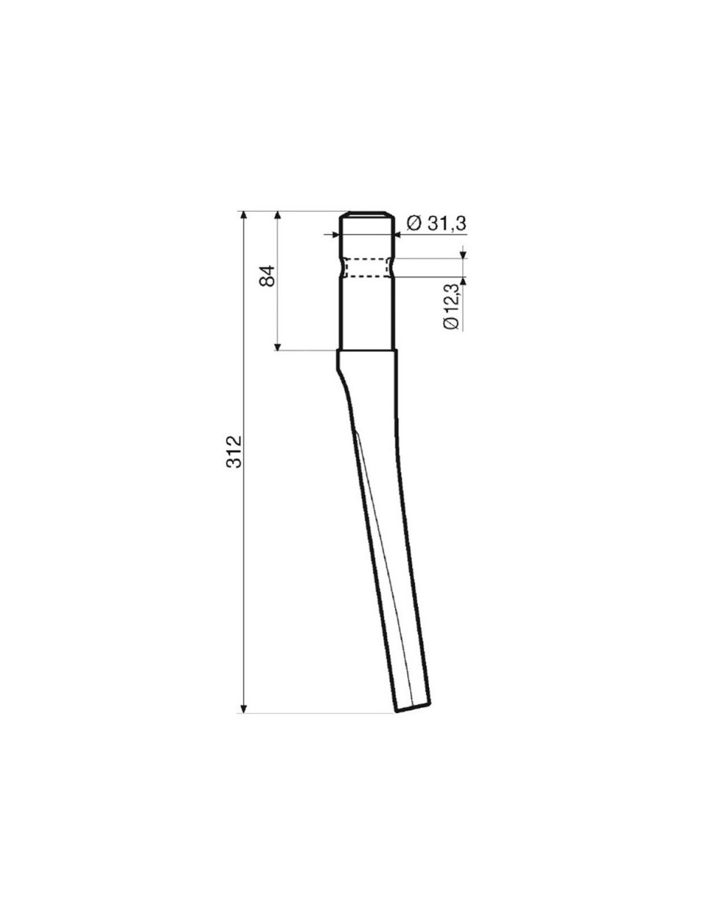 DENTE ROTOTERRA FERABOLI A SPINA