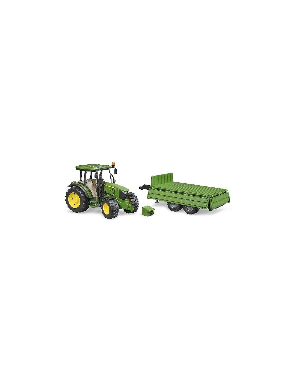 JOHN DEERE 5115M CON RIMORCHIO BRUDER - 02108