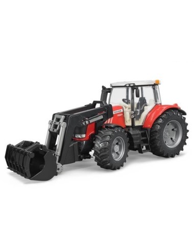 TRATTORE MASSEY FERGUSON 7600 CON BENNA BRUDER - 03047