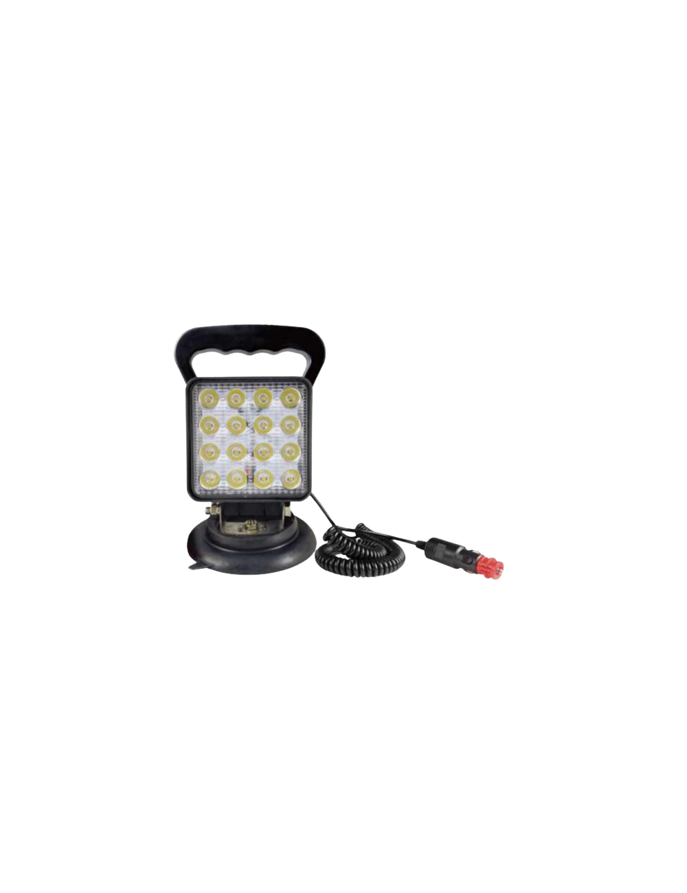 FARO LAVORO QUADRO 16 LED C/MANIGLIA CALAMITATO