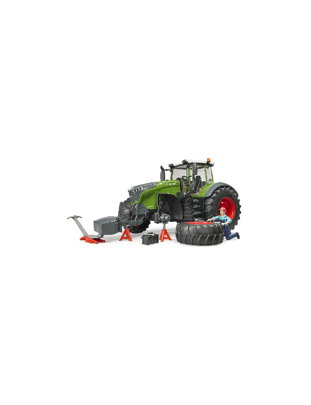 TRATTORE FENDT 1050 VARIO CON MECCANICO E ATTREZZI OFFICINA BRUDER - 04041