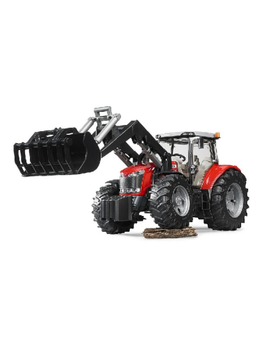 TRATTORE MASSEY FERGUSON 7600 CON BENNA BRUDER - 03047