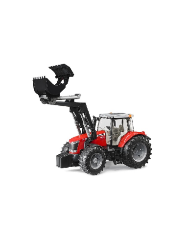 TRATTORE MASSEY FERGUSON 7600 CON BENNA BRUDER - 03047