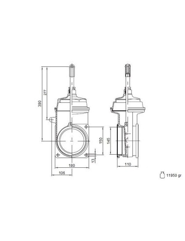 SARACINESCA A CUPOLA 6 - 2 FLANGE