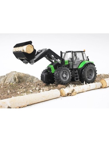 TRATTORE DEUTZ AGROTRON X720 CON BENNA BRUDER - 03081