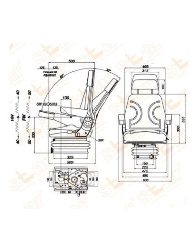 SEDILE STPLUS TV1 TOP OMOLOGATO