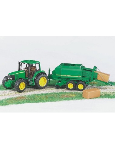 RIMORCHIO PRESSABALLE JOHN DEERE BRUDER - 02017