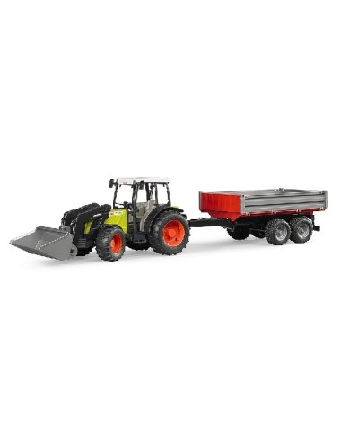 CLAAS NECTIS 267 F CON BENNA E RIMORCHI BRUDER - 02112