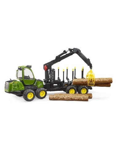 JOHN DEERE 1210E FORWARDER TRASPORTO 4 TRONCHI C/BRACCIO MECCANICO BRUDER - 02133