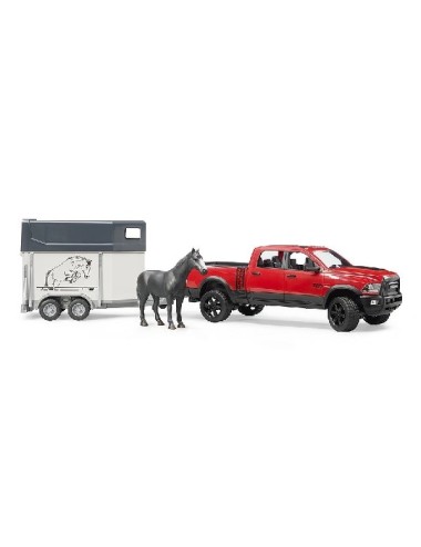 RAM 2500 POWER WAGON CON RIMORCHIO E 1 CAVALLO BRUDER - 02501