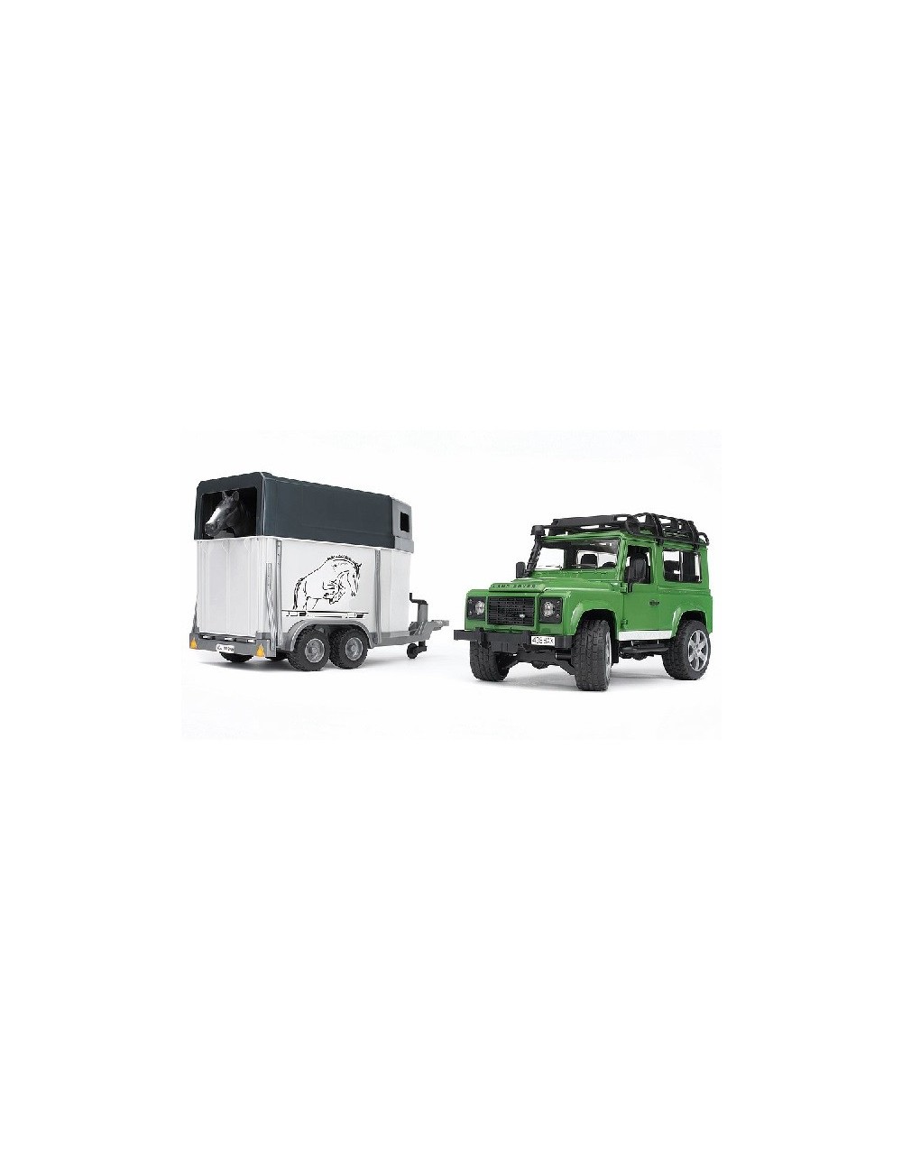 LAND ROVER DEFENDER STATION WAGON C/RIMORCHIOTRASPORTO CAVALLI BRUDER - 02592