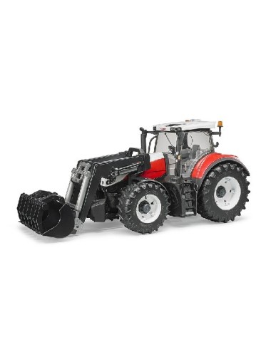 TRATTORE STEYR 6300 TERRUS CVT  CON BENNA BRUDER - 03181