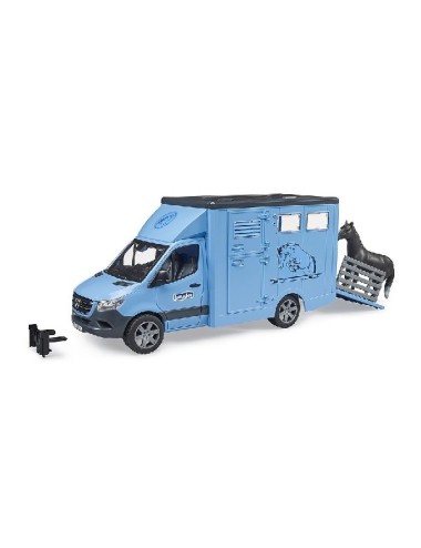 MB SPRINTER TRASPORTO ANIMALI CON 1 CAVALLO BRUDER - 02674