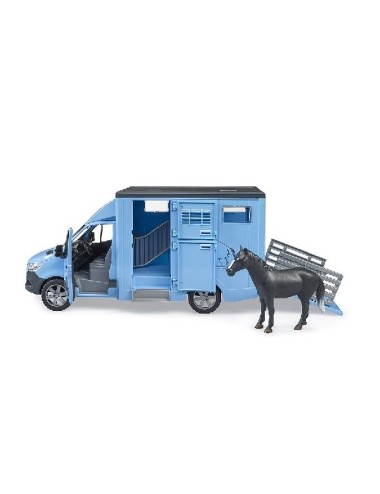 MB SPRINTER TRASPORTO ANIMALI CON 1 CAVALLO BRUDER - 02674